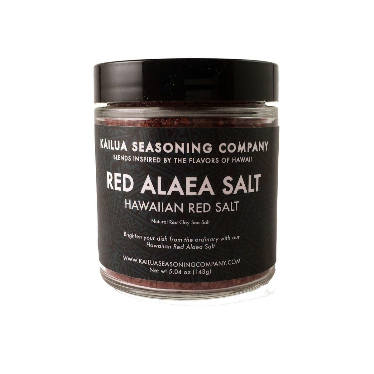 Rotes Alaea Salz aus Hawaii im Glas von Kailua Seasoning Company