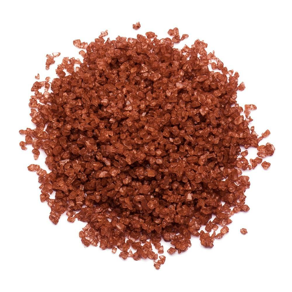 Rote Alaea Salzkristalle mit vulkanischer Tonerde aus Hawaii