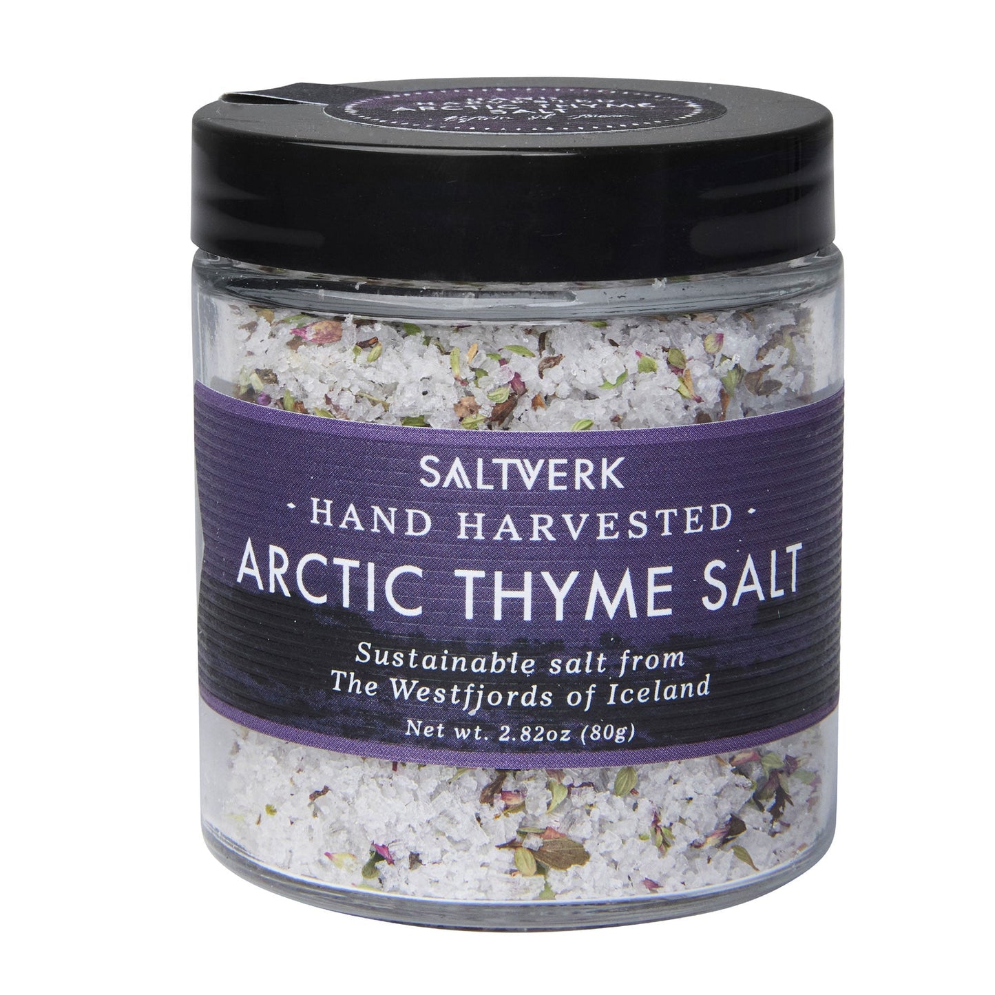 Arktisches Thymian-Salz Kennenlernset von Saltverk im Glas – Kräutersalz aus Island
