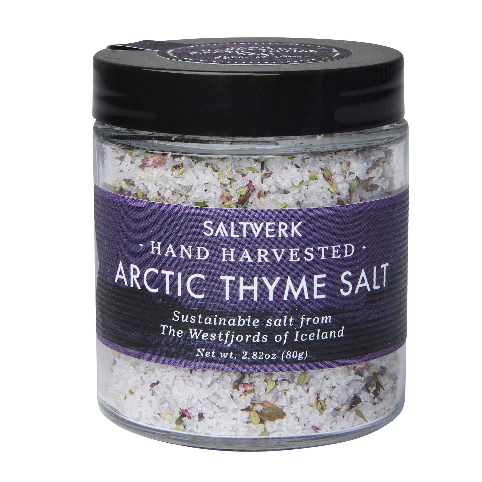 Arktisches Thymian-Salz Kennenlernset von Saltverk im Glas – Kräutersalz aus Island