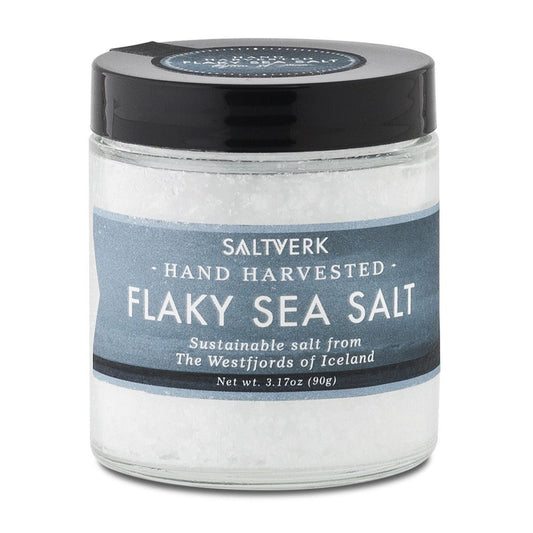 Flaky Sea Salt Kennenlernset von Saltverk im Glas – nachhaltiges Meersalz aus Island