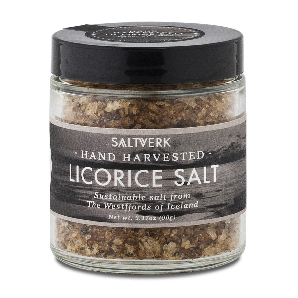 Lakritz-Salz Geschenkset von Saltverk im Glas – süss-salziges Meersalz aus Island