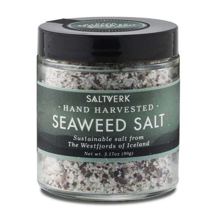 Algen-Salz Kennenlernset von Saltverk im Glas – Umami-Meersalz aus Island